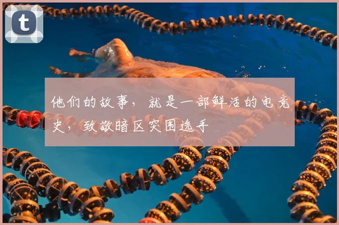 他们的故事,就是一部鲜活的电竞史,致敬暗区突围选手